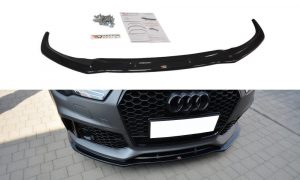 Front Splitter V.1 Audi Rs7 Facelift / ABS Black / Molet