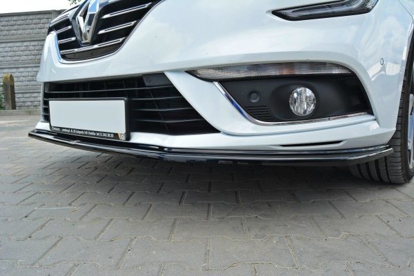 lmr Front Splitter V.1 Renault Megane Mk4 Hatchback / Carbon Look