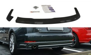 Rear Side Splitters Audi A4 B9 S-Line / ABS Black / Molet