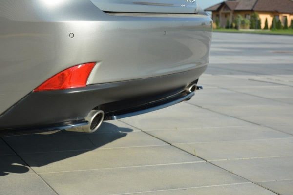 lmr Central Rear Splitter Lexus Is Mk3 T (Without Vertical Bars) / Carbon Look