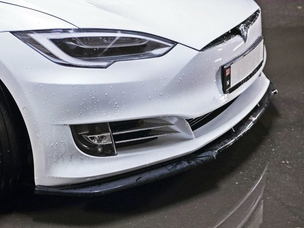 lmr Front Splitter V.1 Tesla Model S Facelift / Kolfiberlook