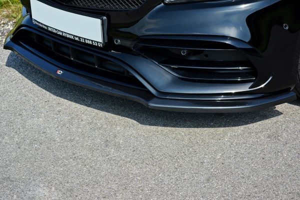 lmr Front Splitter V.1 Mercedes A W176 Amg Facelift / Carbon Look