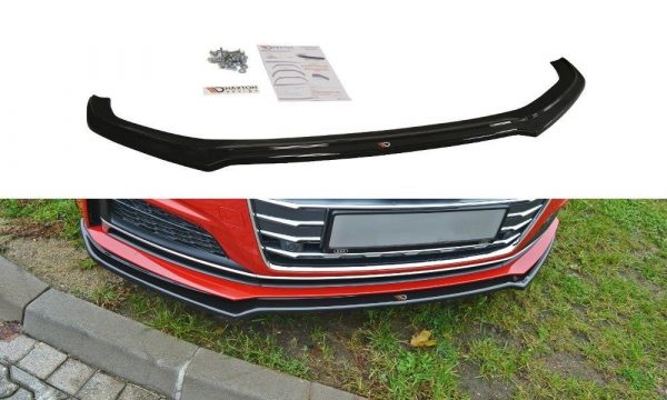 lmr Front Splitter V.1 Audi A5 F5 S-Line / Blanksvart