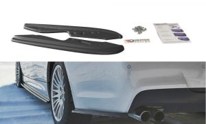 Rear Side Splitters BMW 3 E90 Mpack / ABS Black / Molet