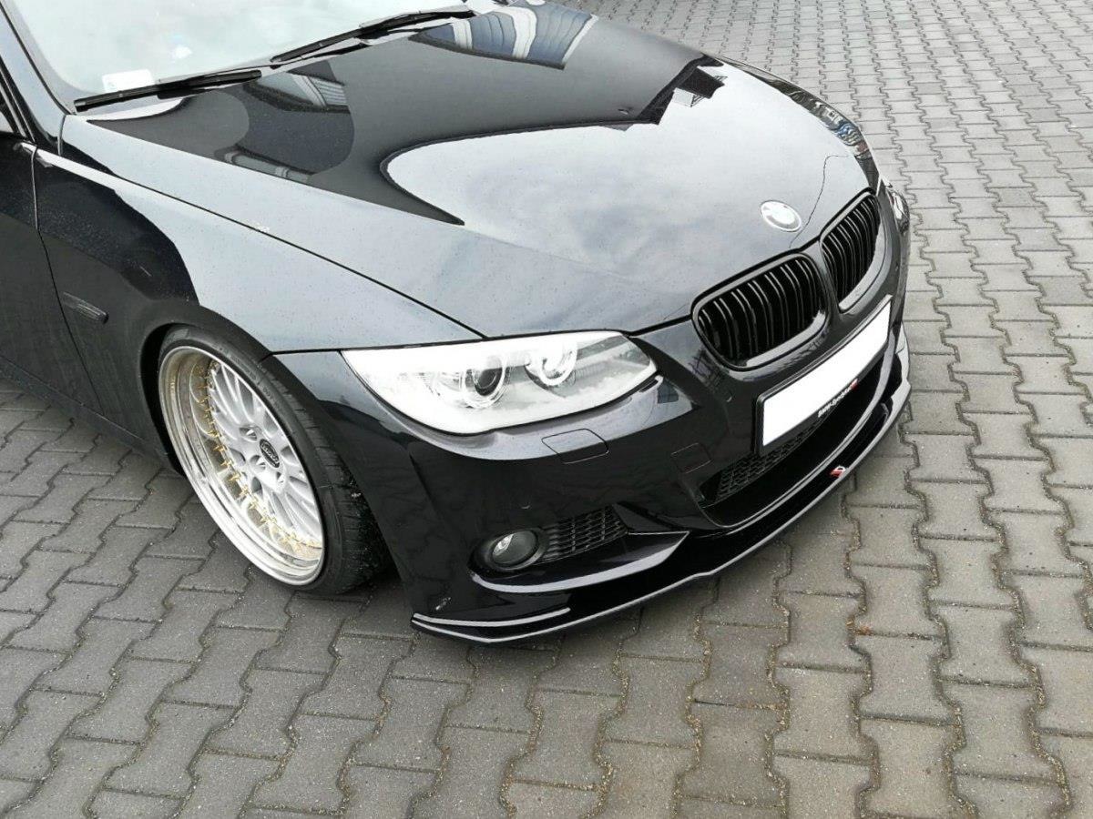 Front Splitter V.1 BMW 3 E92 M-Pack Facelift / Gloss Black