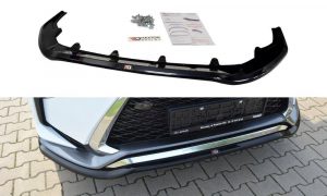 Front Splitter V.1 Lexus Rx Mk4 F-Sport / ABS Svart Struktur