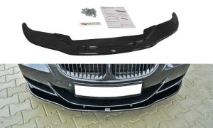 Front Splitter V.2 BMW M6 E63 / ABS Svart Struktur