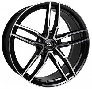 Enkei SS05, 18×8, 5×114.3, ET38, 72.6, Black Mach