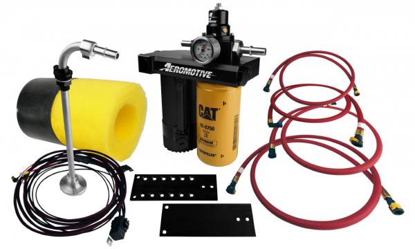 lmr Fuel Pump, Diesel, 130GPH, 03-07 6.0L Ford Powerstroke Complete Kit (Aeromotive Inc)