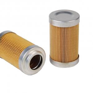 lmr Filter Element Only, Crimp Construction, 100-m Stainless Mesh, ORB-10 outlet, For All Fuel Types (Aeromotive Inc)