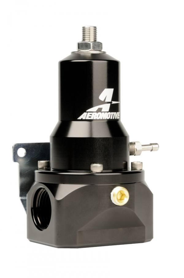lmr Pro Mod EFI Gear Pump Regulator, 30-120 psi, .500 Valve, 2x AN-10 inlets, AN-10 Bypass (Aeromotive Inc)