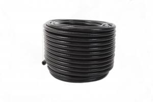 Hose, Fuel, PTFE, Stainless Steel Braided, Black Jacketed, AN-06 x 16′ (Aeromotive Inc)