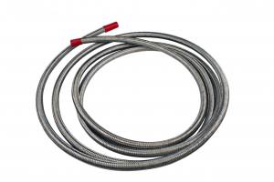 Hose, Fuel, Stainless Steel Braided, AN-06 x 12′ (Aeromotive Inc)