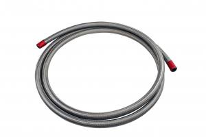 Hose, Fuel, Stainless Steel Braided, AN-08 x 8′ (Aeromotive Inc)