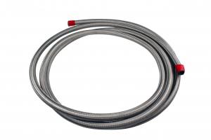 Hose, Fuel, Stainless Steel Braided, AN-08 x 12′ (Aeromotive Inc)