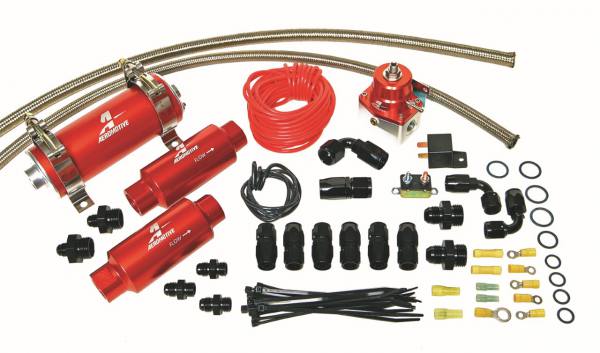 lmr 700 HP EFI Fuel System, includes: (11106 pump, 13109 regulator, fittings and o-rings) (Aeromotive Inc)
