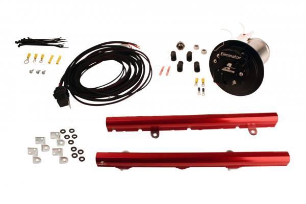 lmr System,  10-11 Camaro, 18674 Elim, 14115 LS3 Rails, 16307 Wire Kit & Misc. Fittings (Aeromotive Inc)