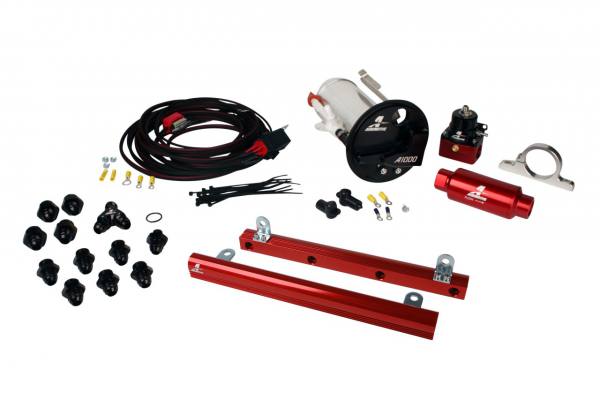 lmr System, 07-12 Shelby GT500, 18682 A1000, 14144 5.4L Rails, 16307 Wire Kit & Misc. Fittings (Aeromotive Inc)