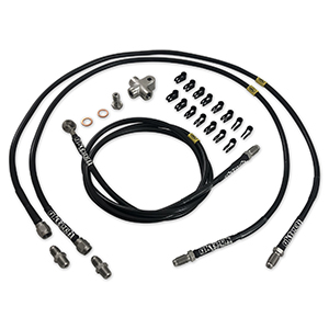 GKTech Stand alone SS braided brake line kit