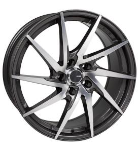 Enkei PW10, 18×8, 5×100, ET45, 72.6, Gunmetal Machined