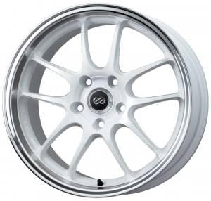 Enkei PF01, 17×9, 5×114.3, ET60, 75, White Machined