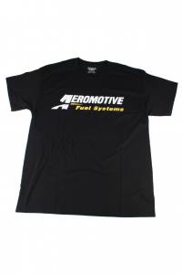 Aeromotive Logo T-Shirt (Black) – Large (Aeromotive Inc)