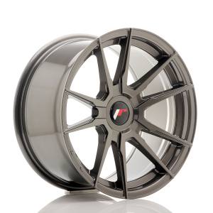 Japan Racing JR21 17×9 ET25-35 Oborrad Hyper Gray