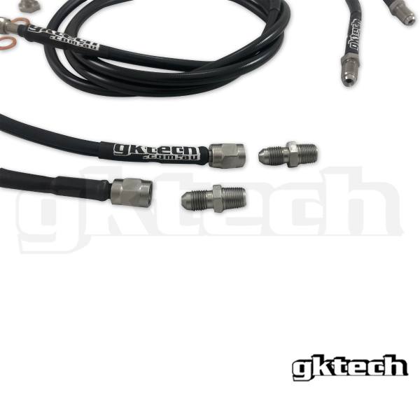 lmr GKTech Stand alone SS braided brake line kit