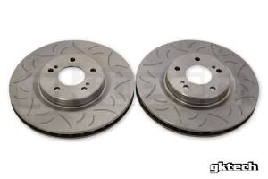 GKTech HFM 324mm R33/R34 GTR front slotted rotors (SOLD AS A PAIR)