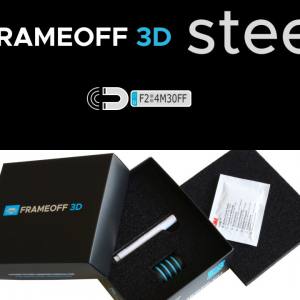 lmr FRAMEOFF 3D duo Magnetic License Plate Holder