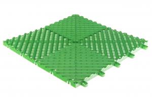 Maxton Golvplattor / Modulärt Plastgolv Mörkgrön (9 st, 1 m2)
