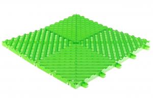 Maxton Golvplattor / Modulärt Plastgolv Ljusgrön (9 st, 1 m2)