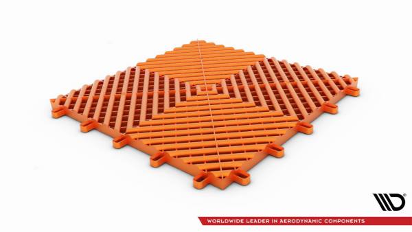 lmr Maxton Golvplattor / Modulärt Plastgolv Orange (9 st, 1 m2)