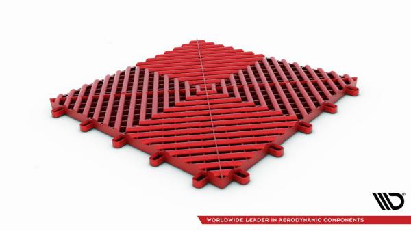 lmr Maxton Golvplattor / Modulärt Plastgolv Röd (9 st, 1 m2)