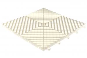 Maxton Golvplattor / Modulärt Plastgolv Vit (9 st, 1 m2)