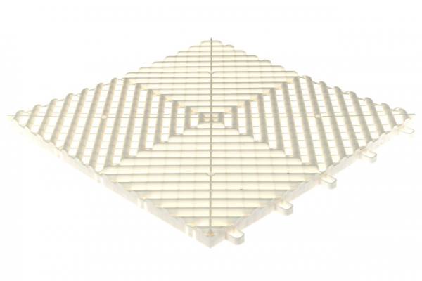 lmr Maxton Golvplattor / Modulärt Plastgolv Vit (9 st, 1 m2)