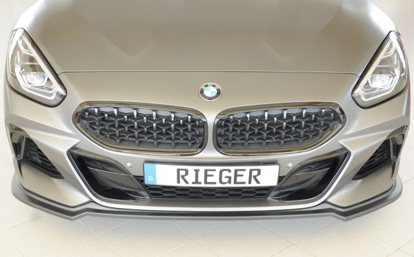 lmr Rieger Front Splitter / Läpp BMW Z4 (G4Z/G29) M-sport - ABS Svart Struktur