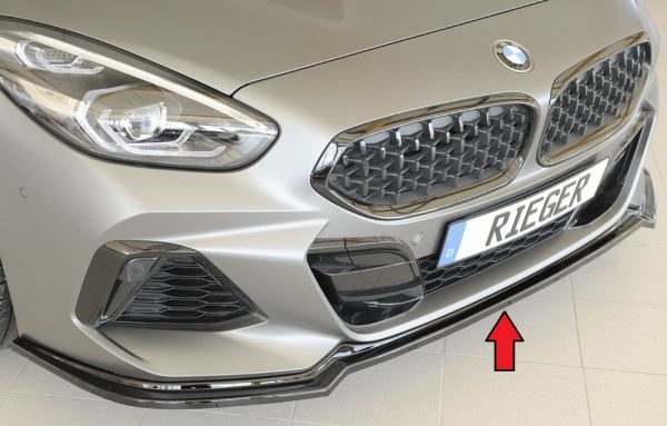 lmr Rieger Front Splitter / Läpp BMW Z4 (G4Z/G29) M-sport - Blanksvart