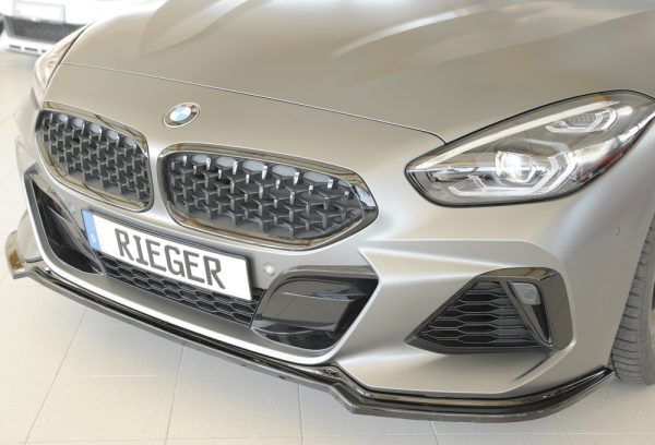 lmr Rieger Front Splitter / Läpp BMW Z4 (G4Z/G29) M-sport - Blanksvart