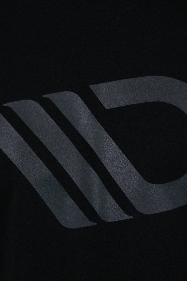 lmr Maxton Black T-Shirt with Gray Logo - Mens