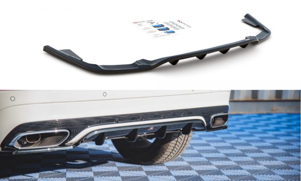 lmr Central Rear Splitter with vertical bars Volvo XC60 Mk2 R-Design