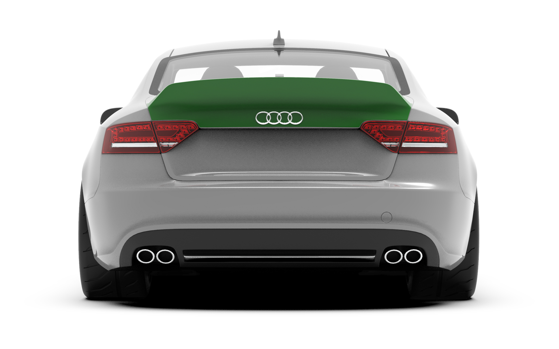 FOR AUDI A5 B9 F53 RS5 LOOK REAR BOOT SPOILER LIP DUCKTAIL PSM GLOSS 2