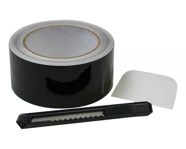 lmr Foliatec Gloss Black Chrome Delete Kit Vinyl Stripe 50mm 15m