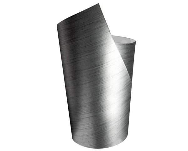 lmr Foliatec Designfolie 50x50cm - Borstad Aluminiumlook