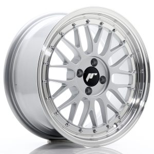 Japan Racing JR23 17×8 ET35 4×100 Hyper Silver med Machined Lip