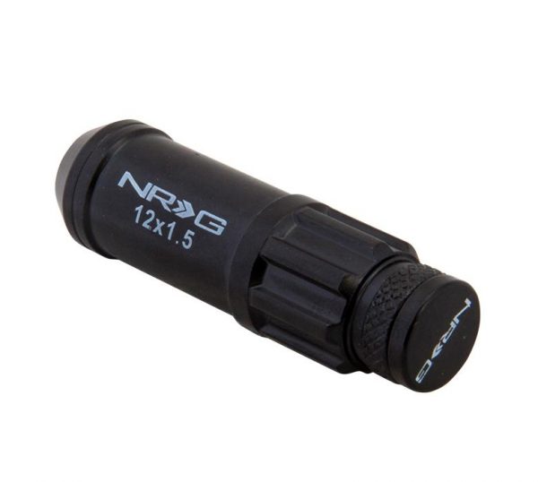 lmr NRG 700 Series M12x1,5 20pcs Long Steel Lug Nuts (Black)