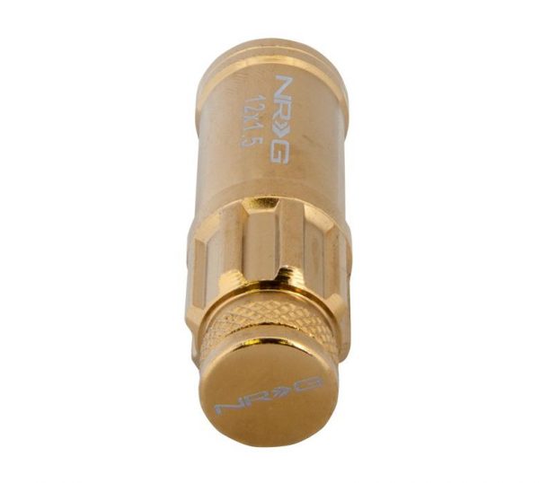 lmr NRG 700 Series M12x1,5 20pcs Long Steel Lug Nuts (Gold)