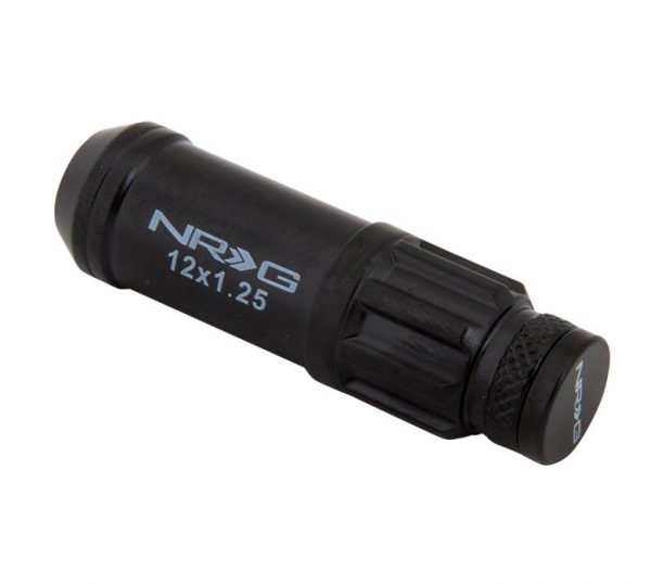 lmr NRG 700 Series M12x1,25 20pcs Long Steel Lug Nuts (Black)