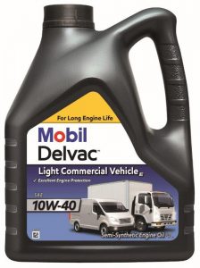 Mobil Delvac Light Commercial Vehicle E 10W-40 4L Motorolja