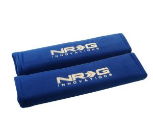 NRG Seat Belt Pads 28cm (Blue)